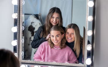 Lovisa med väninnor